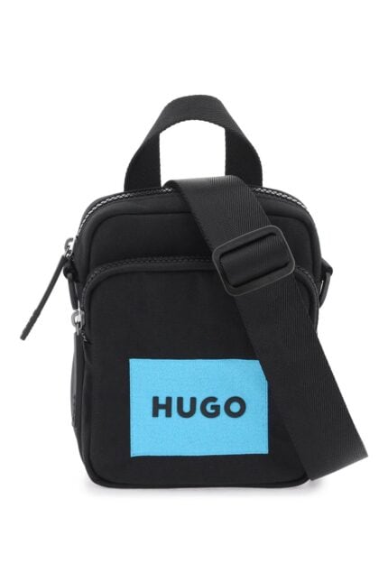 HUGO Nylon Shoulder Bag With Adjustable Strap