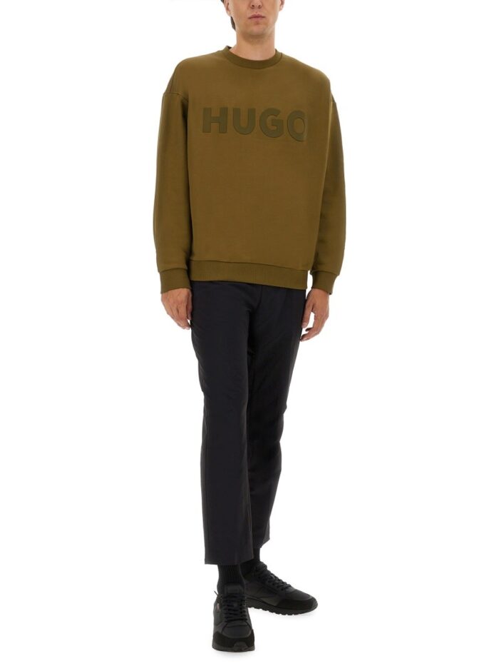 Hugo OVERSIZED JERSEY WITH LOGO