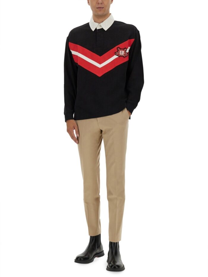 Hugo POLO SHIRT WITH COLLEGE STYLE LOGO