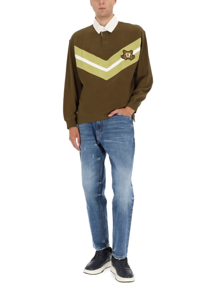 Hugo POLO SHIRT WITH COLLEGE STYLE LOGO