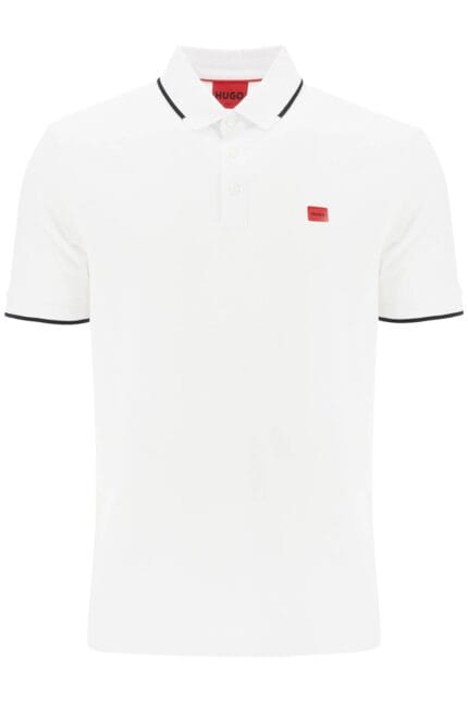 HUGO Polo Shirt With Contrasting Finishing Details