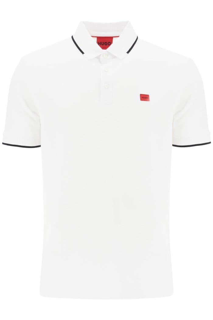 HUGO Polo Shirt With Contrasting Finishing Details