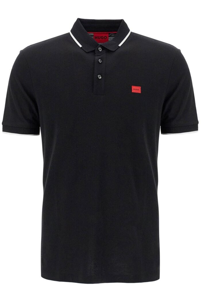 HUGO Polo Shirt With Contrasting Finishing Details