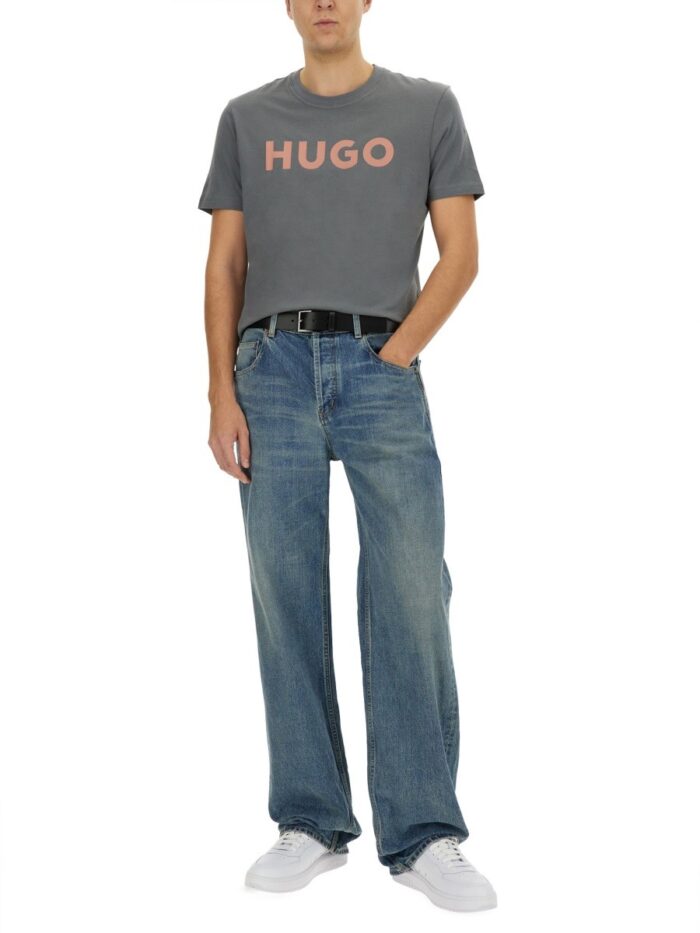 Hugo T-SHIRT WITH CONTRASTING LOGO