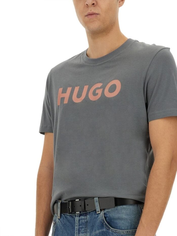 Hugo T-SHIRT WITH CONTRASTING LOGO