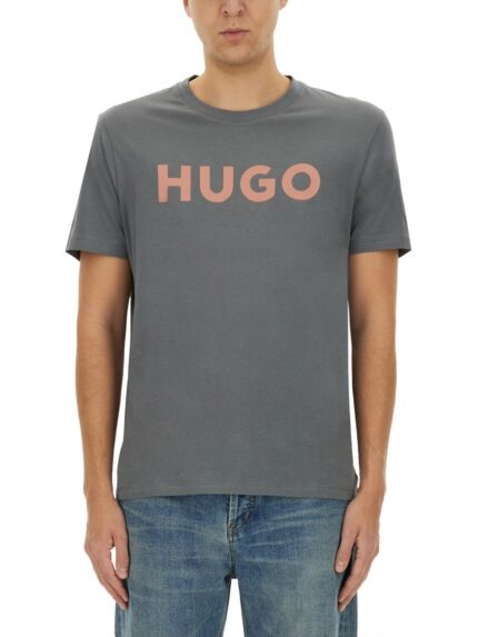 Hugo T-SHIRT WITH CONTRASTING LOGO