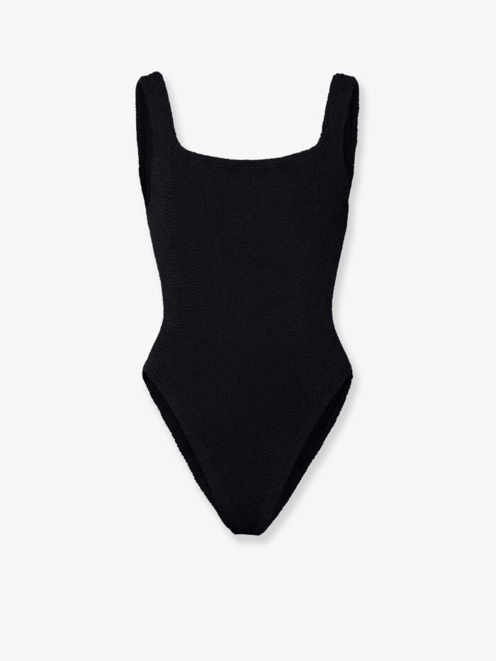 HUNZA G Crinkle Fabric One-piece Swimsuit