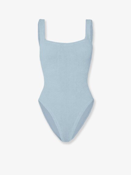 HUNZA G Crinkle Fabric One-piece Swimsuit