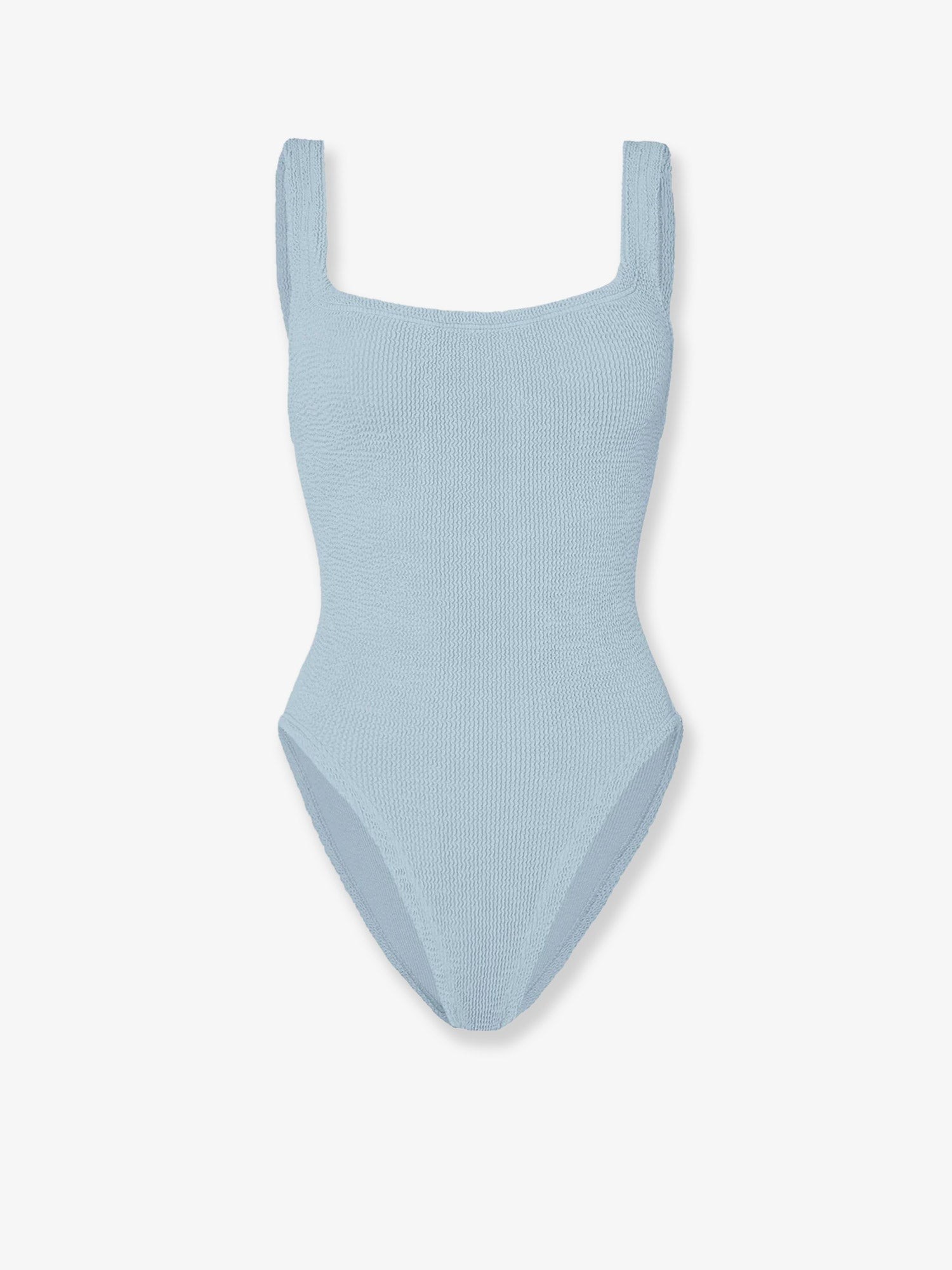 HUNZA G Crinkle Fabric One-piece Swimsuit