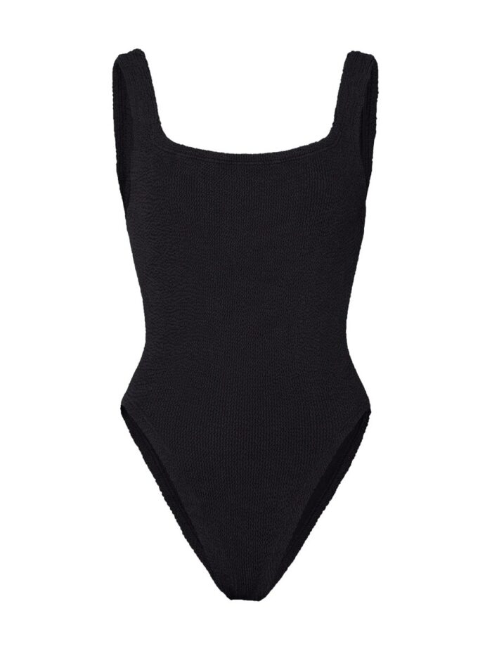 HUNZA G "SQUARE NECK SWIM" ONE PIECE SWIMSUIT