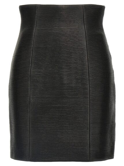Balmain 'HW Rolled' Skirt