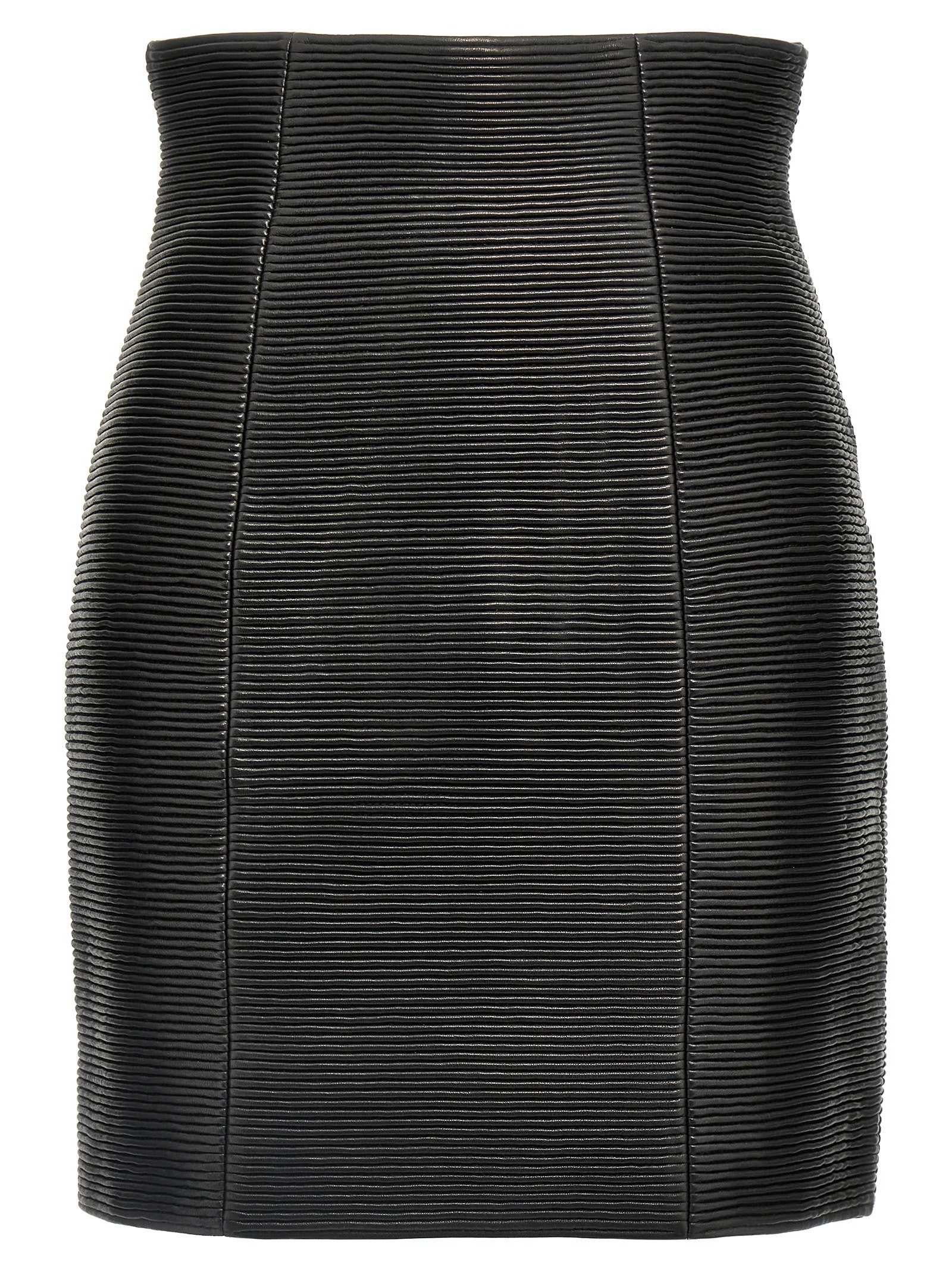 Balmain 'HW Rolled' Skirt