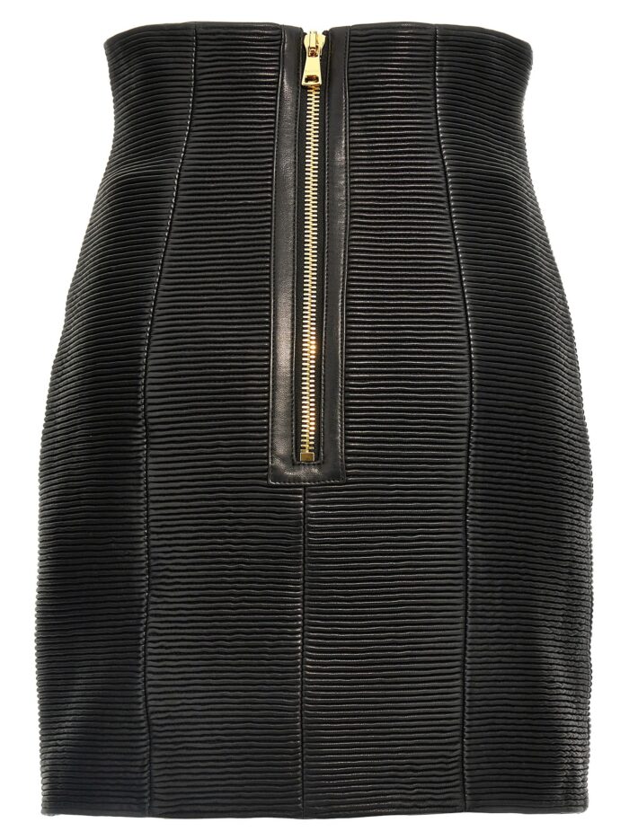 Balmain 'HW Rolled' Skirt