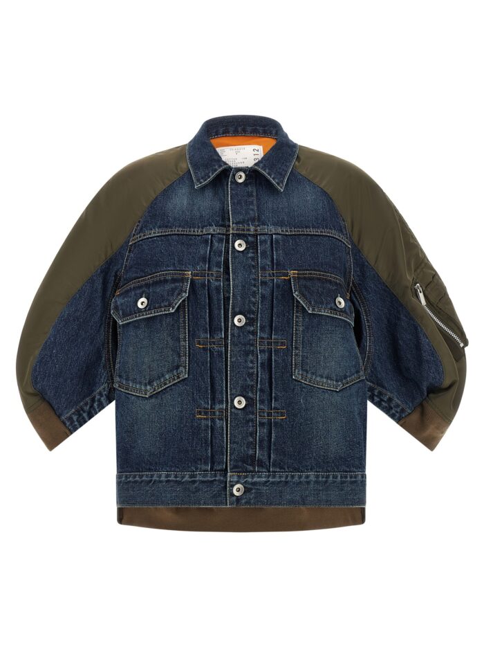 sacai hybrid bomber jacket SACAI Hybrid Bomber Jacket