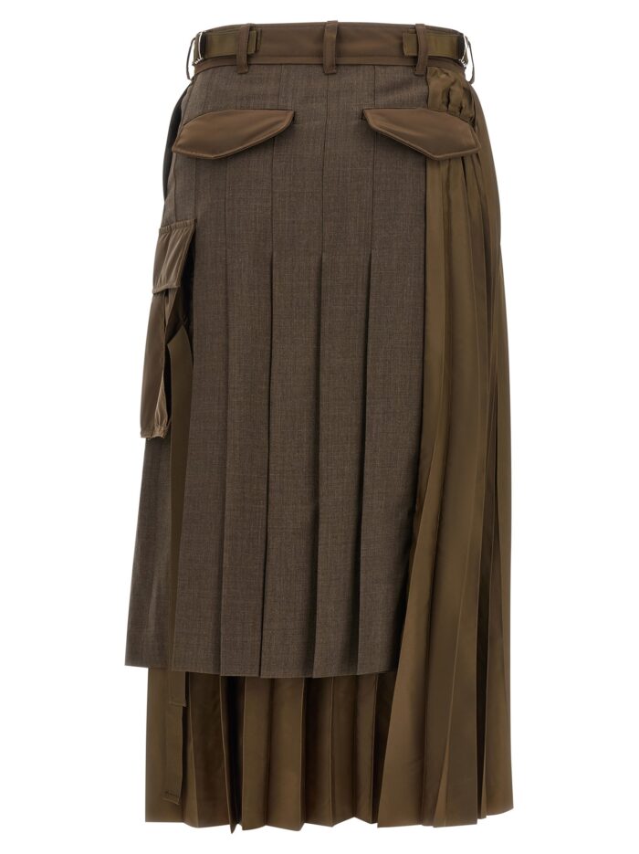 SACAI Hybrid Construction Skirt