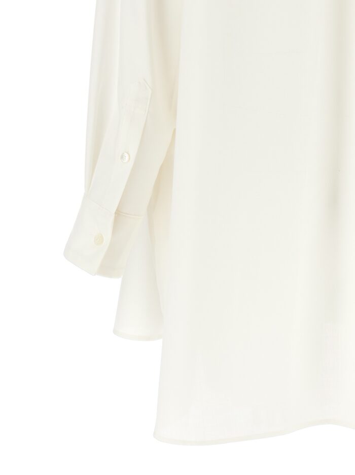 SACAI Hybrid Shirt With Front Panel Model.