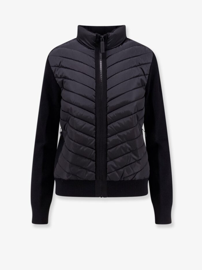 canada goose hybridge wool jacket with nylon inserts CANADA GOOSE Hybridge Wool Jacket With Nylon Inserts