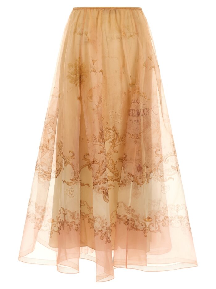 ZIMMERMANN 'Hypnotic Organza Maxi' Skirt
