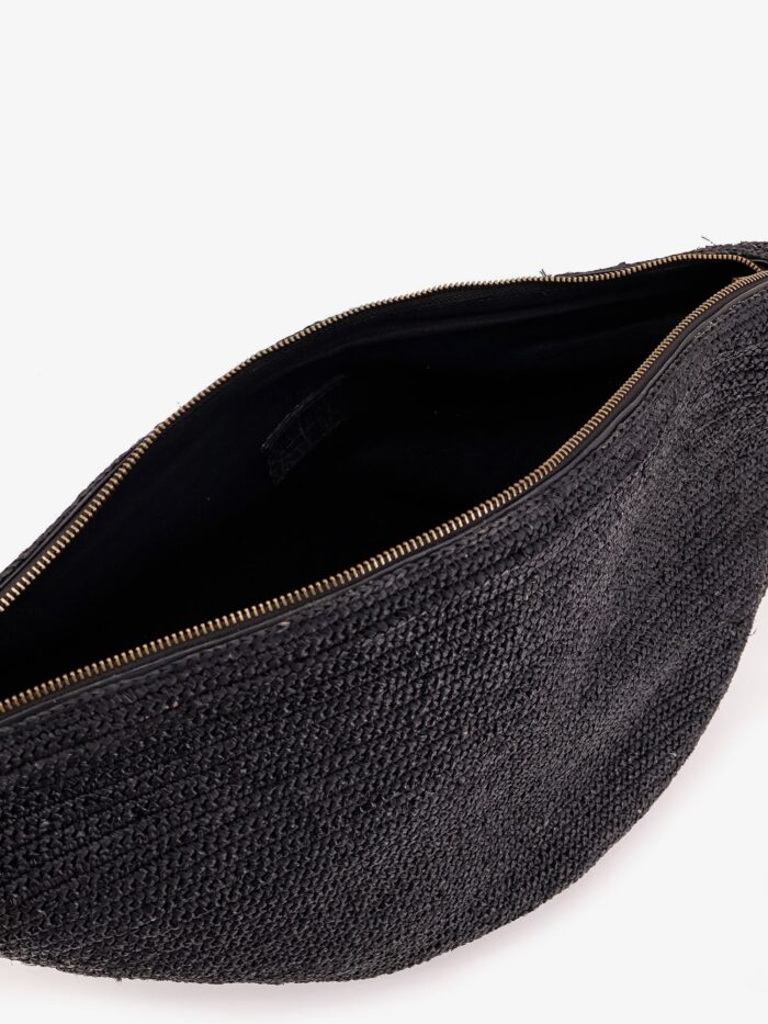 IBELIV Raffia Clip Crossbody Bag