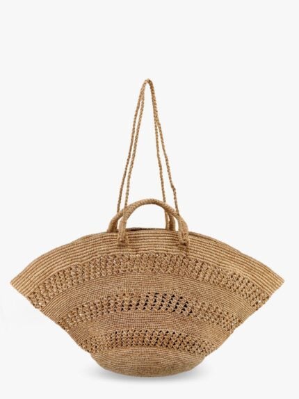 IBELIV Sol Perforated Rafia Handbag