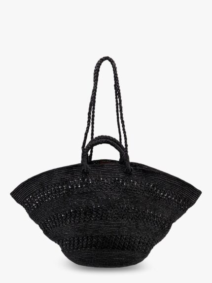 IBELIV Sol Perforated Rafia Handbag