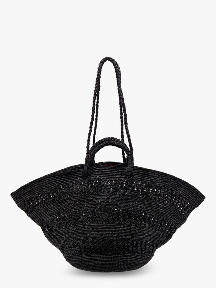 IBELIV Sol Perforated Rafia Handbag