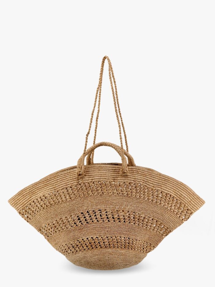 IBELIV Sol Perforated Rafia Handbag