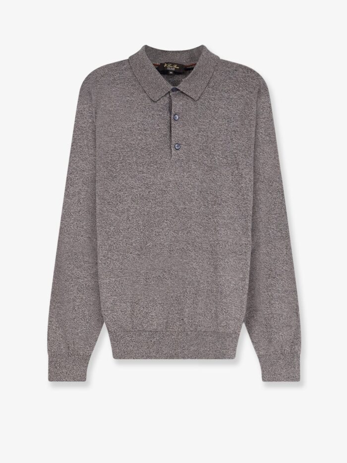 loro piana ice wish mélange cotton polo shirt LORO PIANA Ice Wish Mélange Cotton Polo Shirt