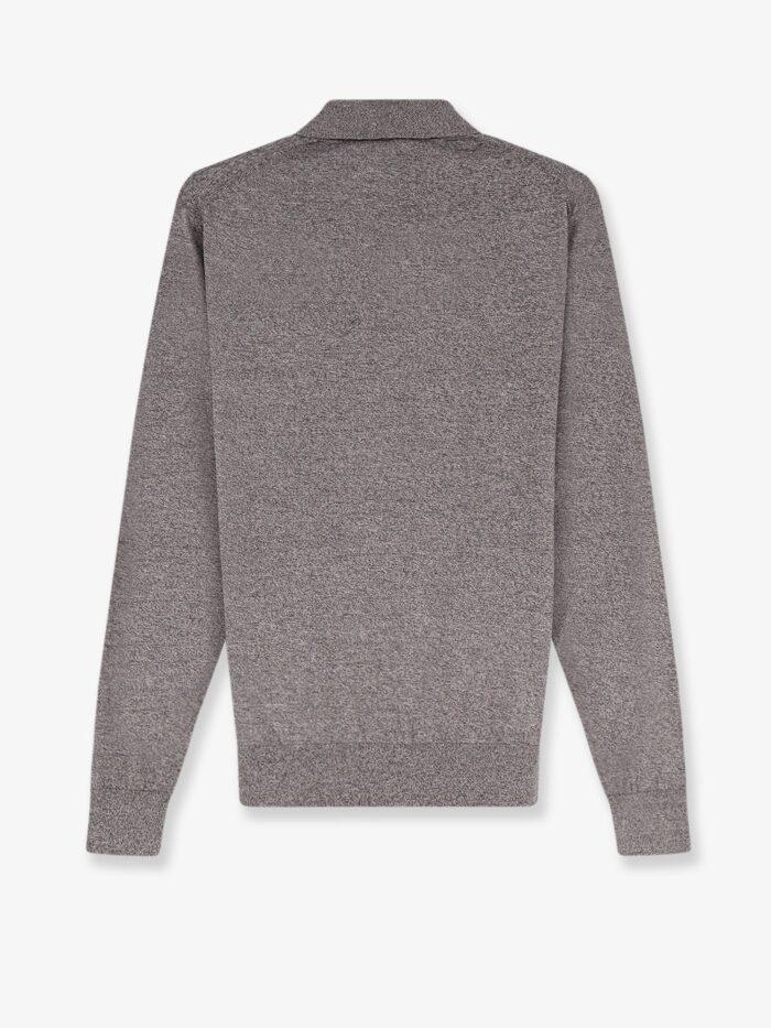 LORO PIANA Ice Wish Mélange Cotton Polo Shirt