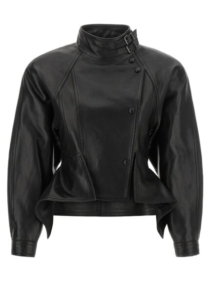 Balmain 'Iconica' Leather Jacket