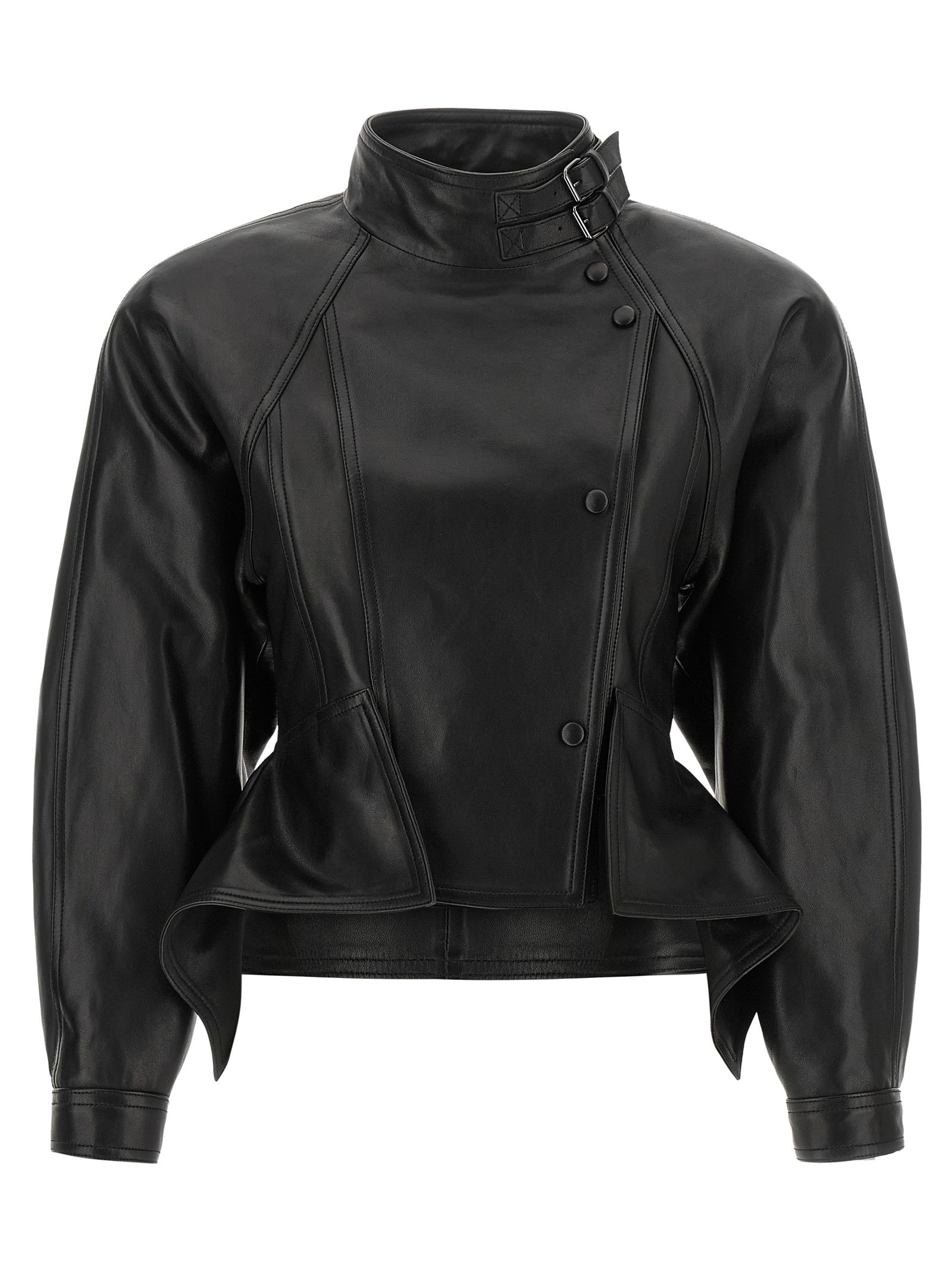 Balmain 'Iconica' Leather Jacket