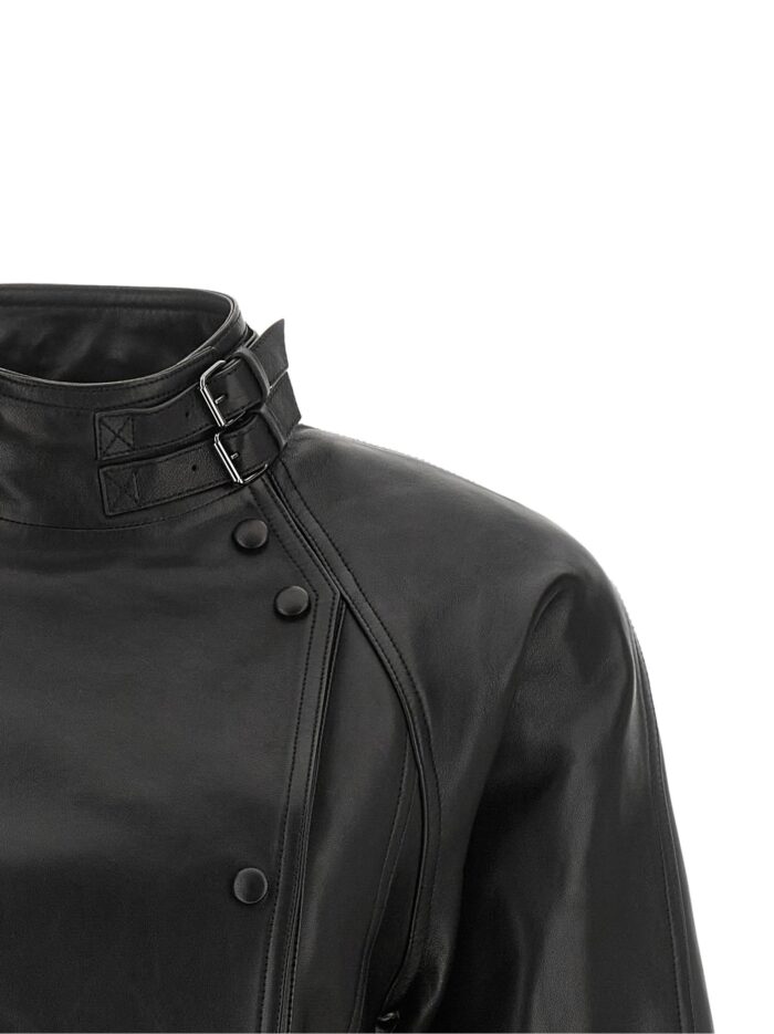 Balmain 'Iconica' Leather Jacket