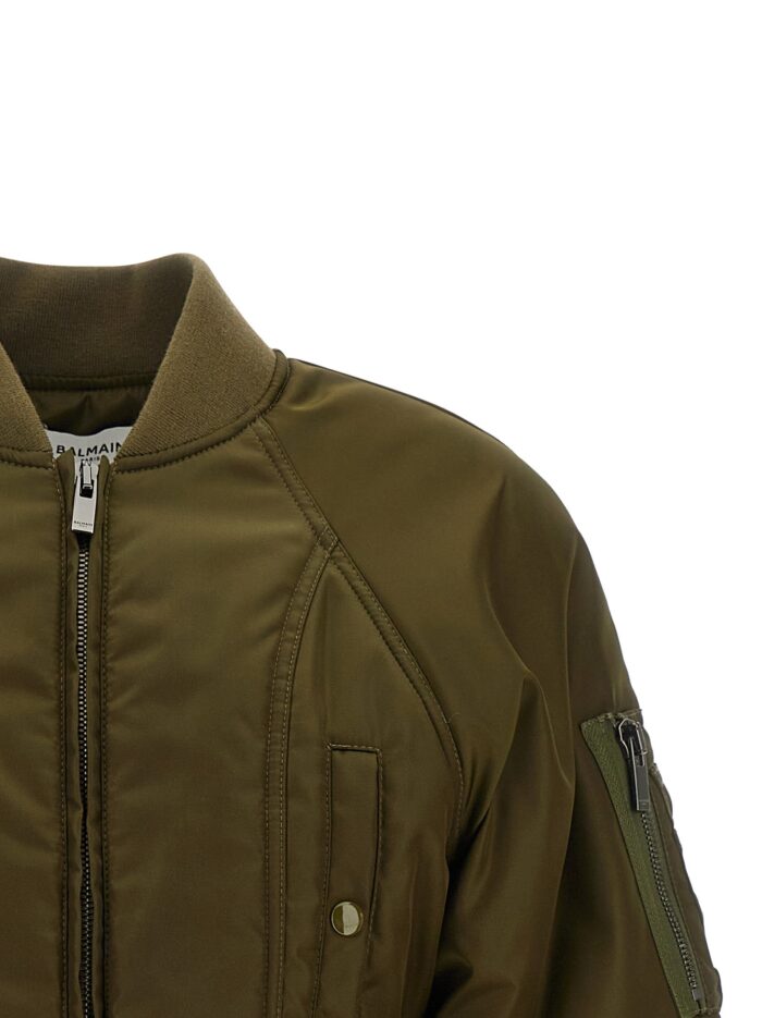 Balmain Iconica Nylon Bomber Jacket