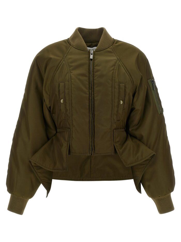 balmain iconica nylon bomber jacket Balmain Iconica Nylon Bomber Jacket