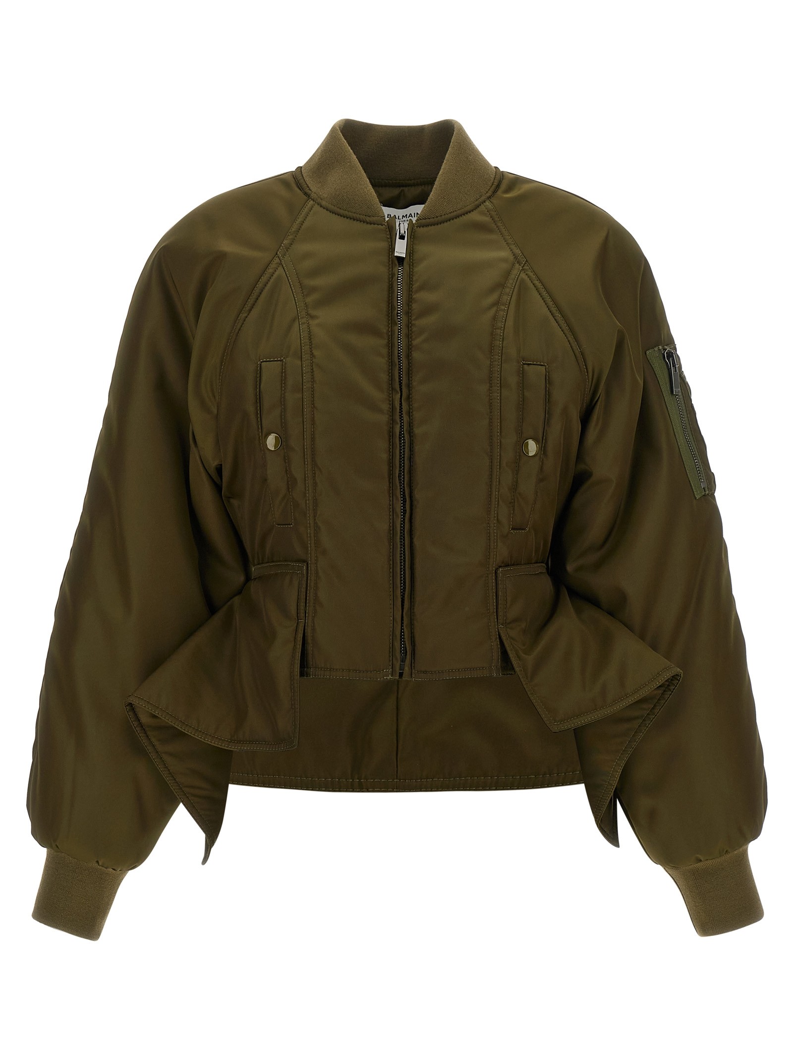 Balmain Iconica Nylon Bomber Jacket