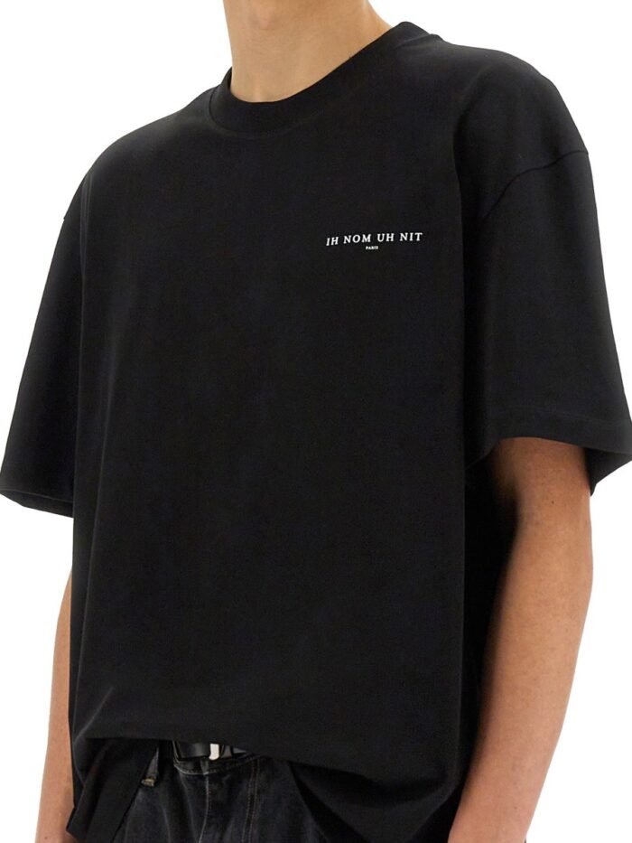 IH NOM UH NIT CROWN MASK PRINT T-SHIRT