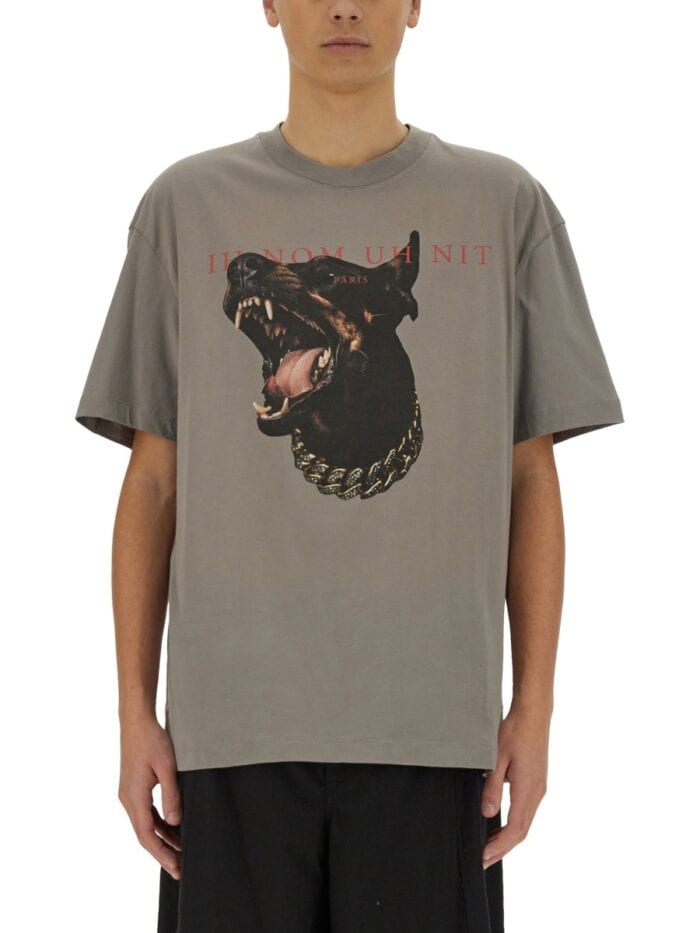 IH NOM UH NIT DOBERMANN PRINT T-SHIRT