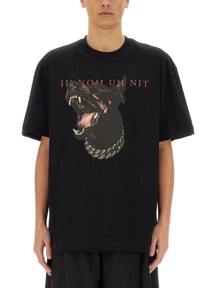 IH NOM UH NIT DOBERMANN PRINT T-SHIRT