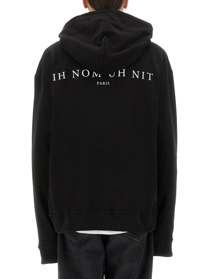 IH NOM UH NIT LEOPARD MASK PRINT SWEATSHIRT