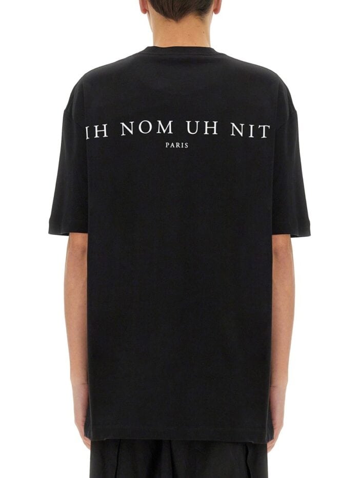 IH NOM UH NIT LEOPARD MASK PRINT T-SHIRT