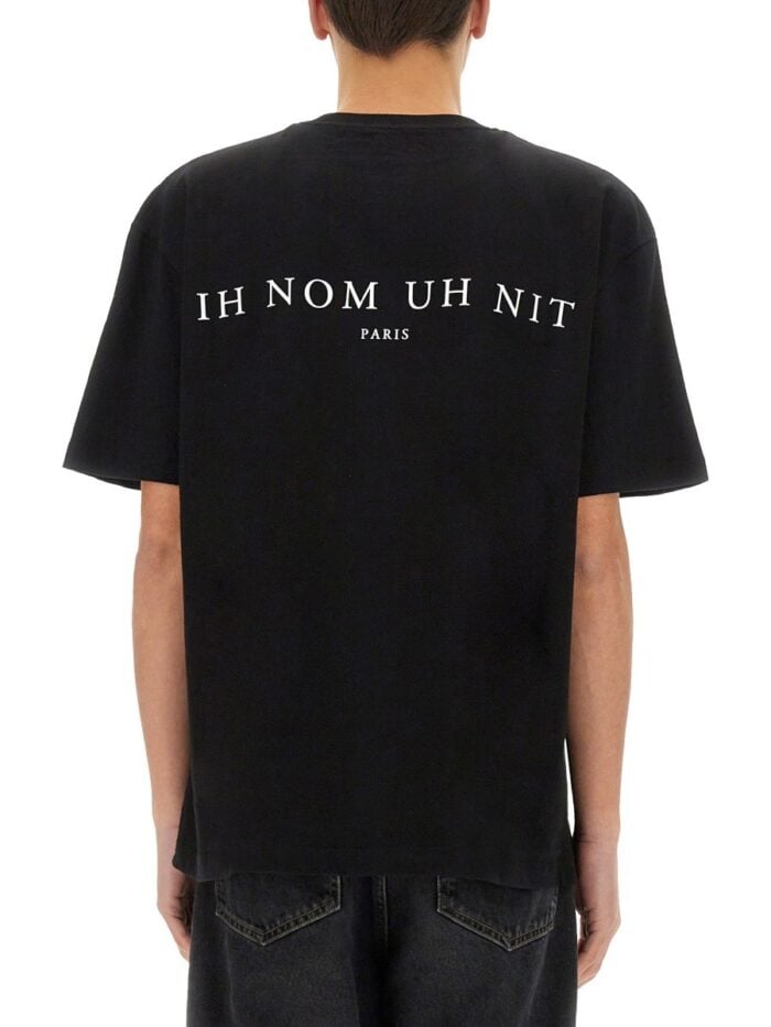 IH NOM UH NIT NEWSPAPER MAKS PRINT T-SHIRT