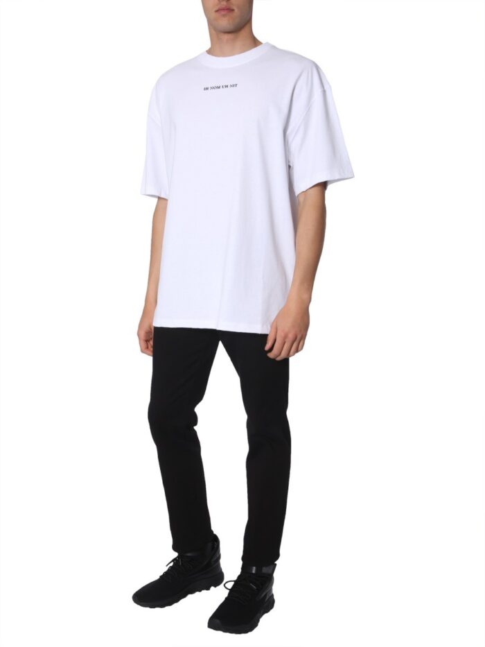 IH NOM UH NIT T-SHIRT CON LOGO E STAMPA BOWIE