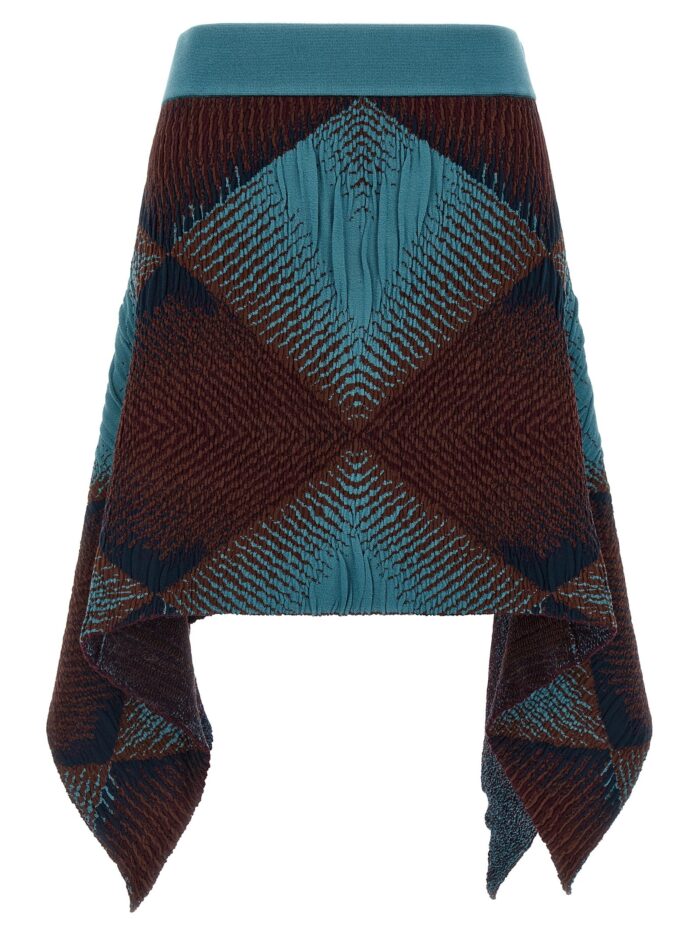kiko kostadinov 'ikat argyle' skirt KIKO KOSTADINOV 'Ikat Argyle' Skirt