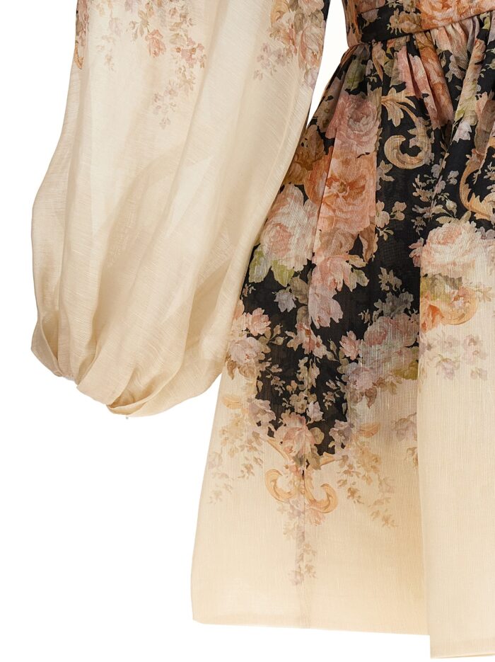 ZIMMERMANN 'Illustration Draped Mini' Dress