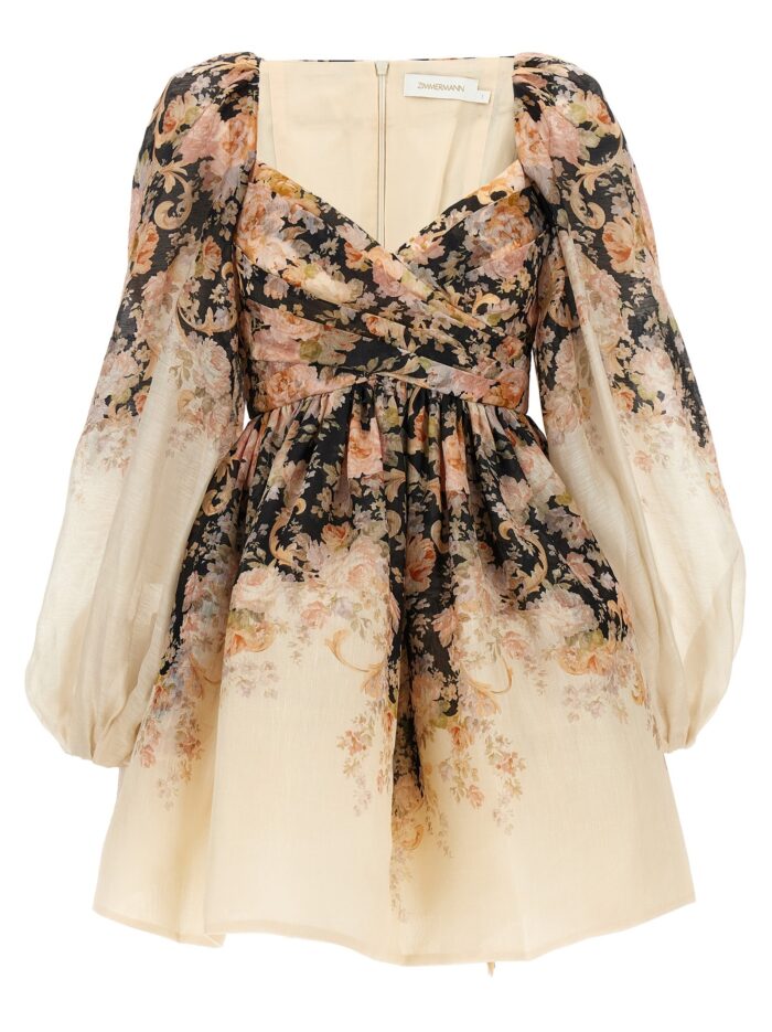 zimmermann 'illustration draped mini' dress ZIMMERMANN 'Illustration Draped Mini' Dress