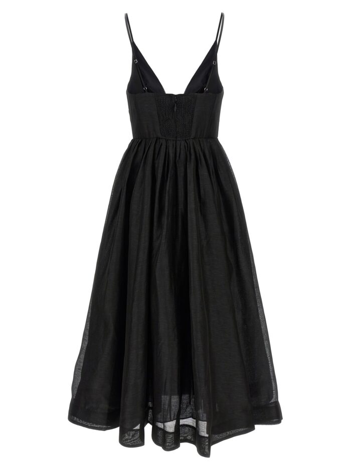 ZIMMERMANN 'Illustration V Neck Midi' Dress