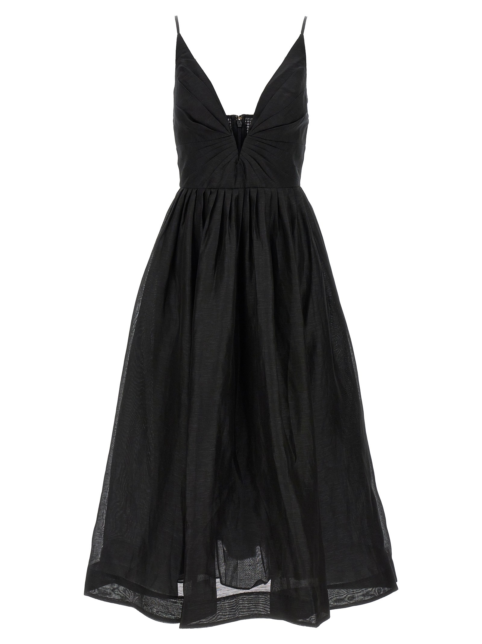 ZIMMERMANN 'Illustration V Neck Midi' Dress