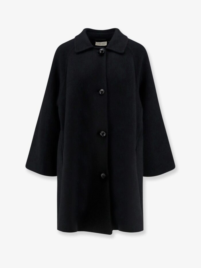 the row ina virgin wool and cashmere coat THE ROW Ina Virgin Wool And Cashmere Coat