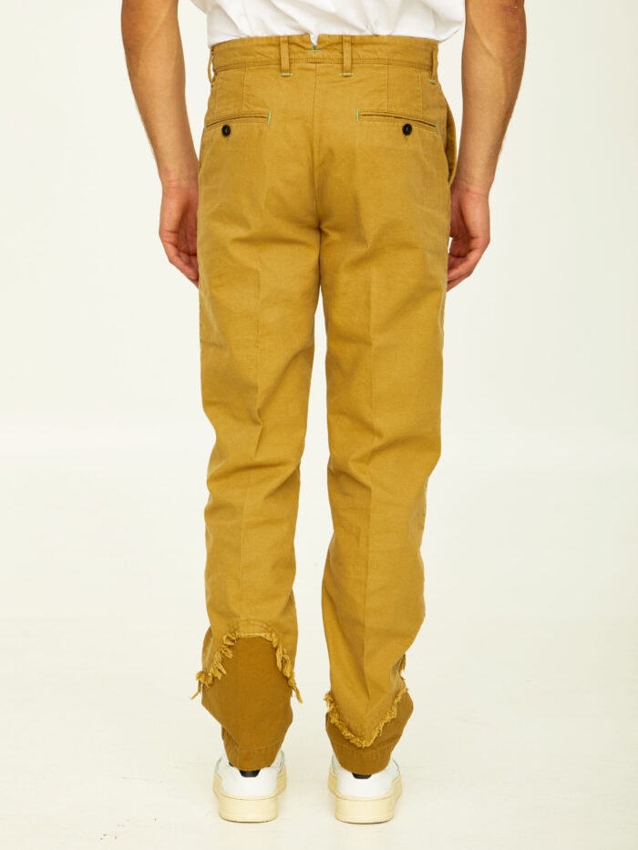 Incotex Red X Facetasm Camel cotton trousers