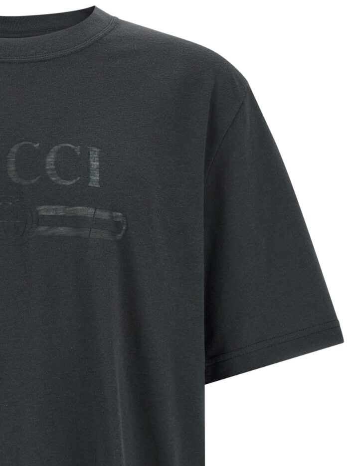 Gucci 'Incrocio GG' Devoré T-shirt